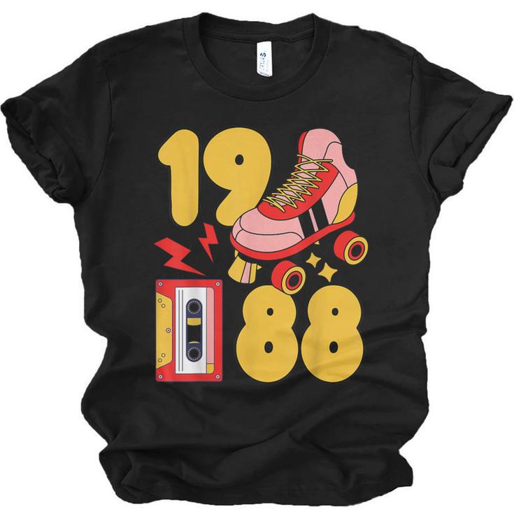 1988 Retro Raised On 80s Music Old School Nostalgia Punk Unisex Jersey T-Shirt