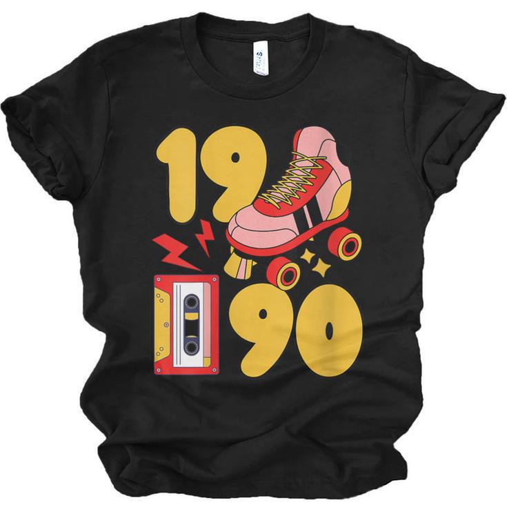 1990 Retro Raised On 90s Music Old School Nostalgia Punk Unisex Jersey T-Shirt