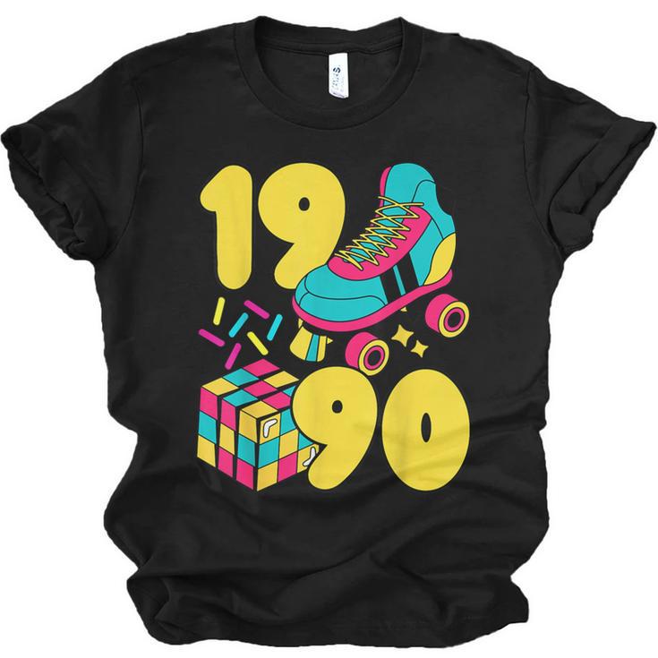 1990 Retro Raised In The 90s Old School Nostalgia Vibes Unisex Jersey T-Shirt