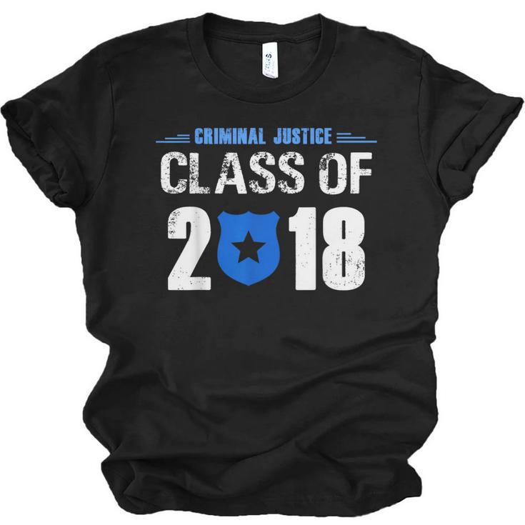 2018 Criminal Justice Graduation Shirt Criminal Justice Unisex Jersey T-Shirt