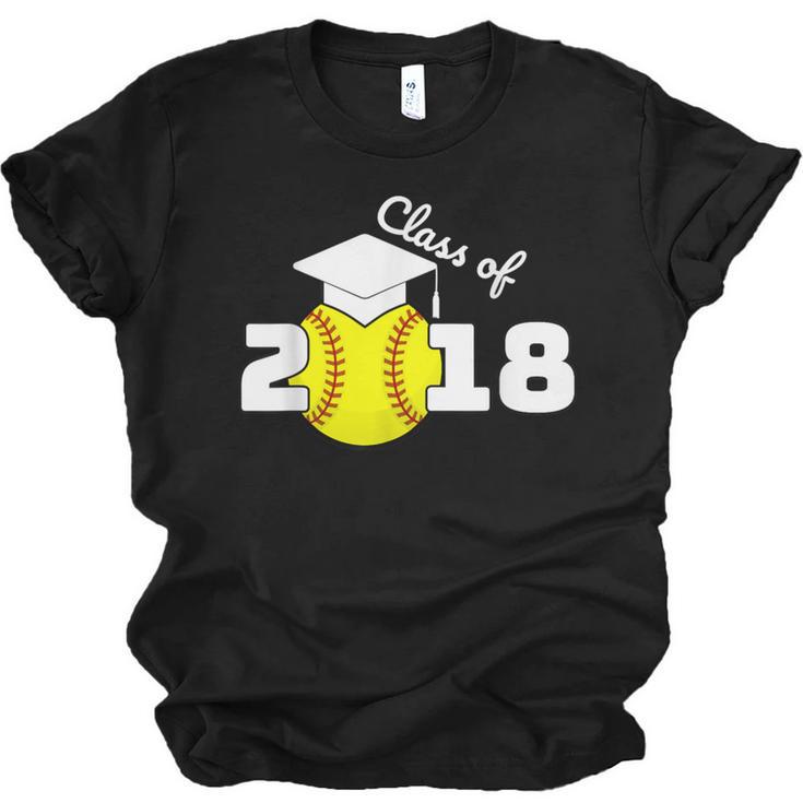 2018 Softball Senior Graduation Shirt For Girls Grad Unisex Jersey T-Shirt