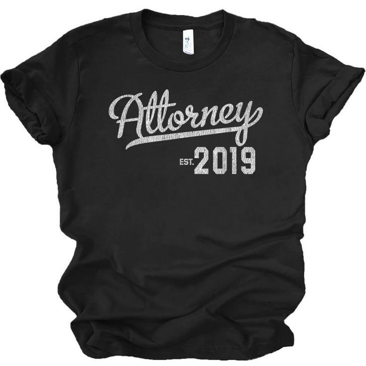 2019 Graduate Attorney Law School Graduation Unisex Jersey T-Shirt