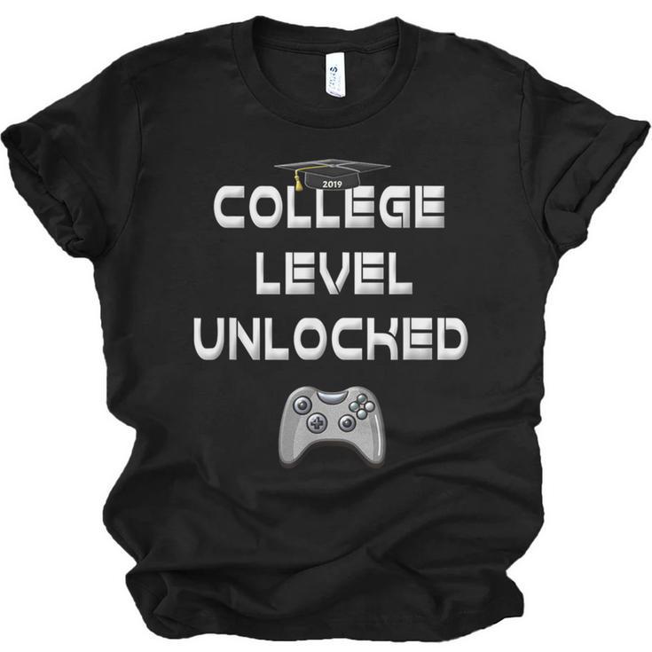 2019 High School Graduation College Level Unlocked Tee Unisex Jersey T-Shirt