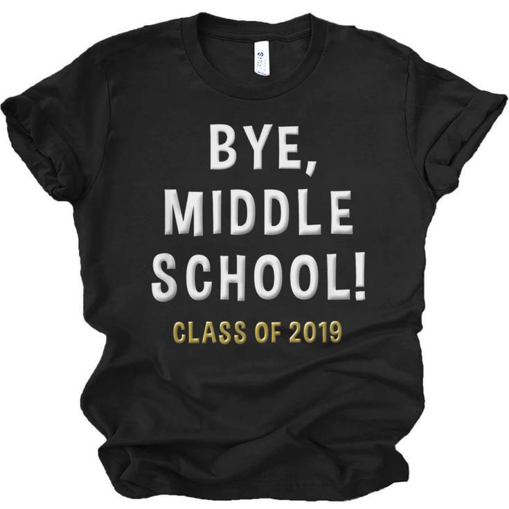 2019 Middle School Graduation Junior High Student Shirt Unisex Jersey T-Shirt