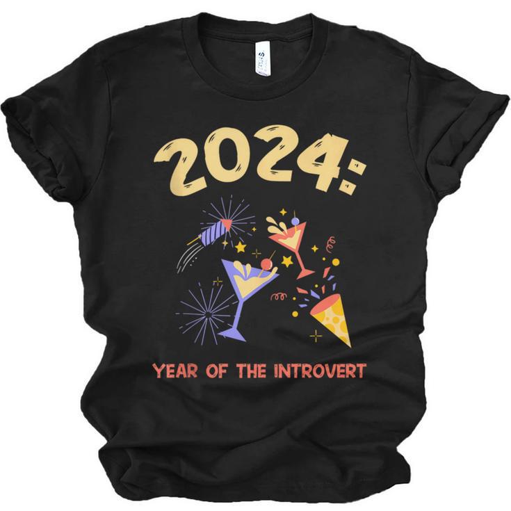 2024 Year Of The Introvert New Year Adventures Unisex Jersey T-Shirt