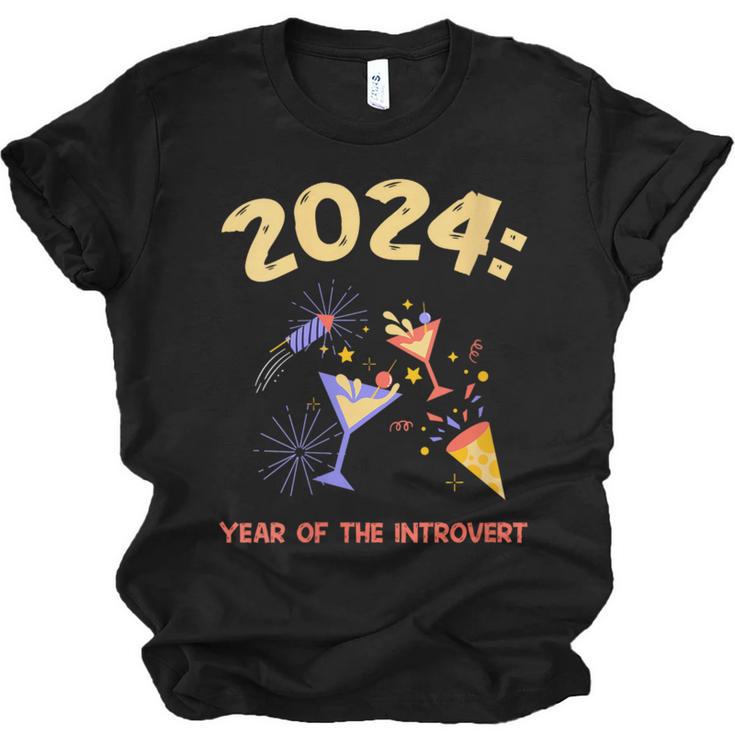 2024 Year Of The Introvert New Year Adventures Unisex Jersey T-Shirt