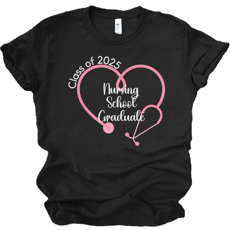 2025 Nursing School Graduate Nurse Graduation Unisex Jersey T-Shirt