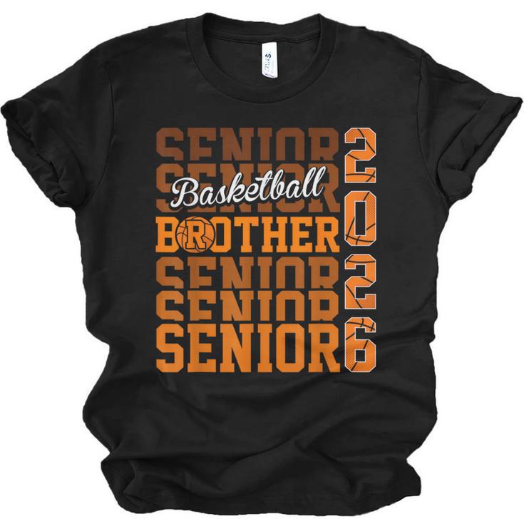 2026 Basketball Senior Brother Graduation Matching Family Unisex Jersey T-Shirt