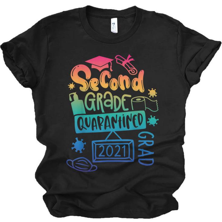 2nd Grade 2021 Graduate Quarantine Second Grade Graduation Unisex Jersey T-Shirt