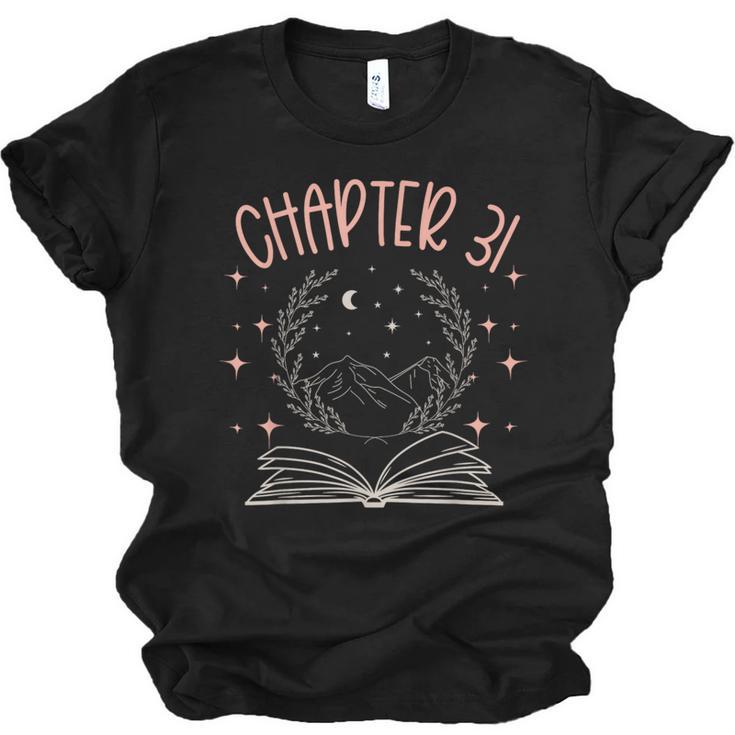 31st Birthday Women Book Lovers Chapter 31 Its My Birthday Unisex Jersey T-Shirt