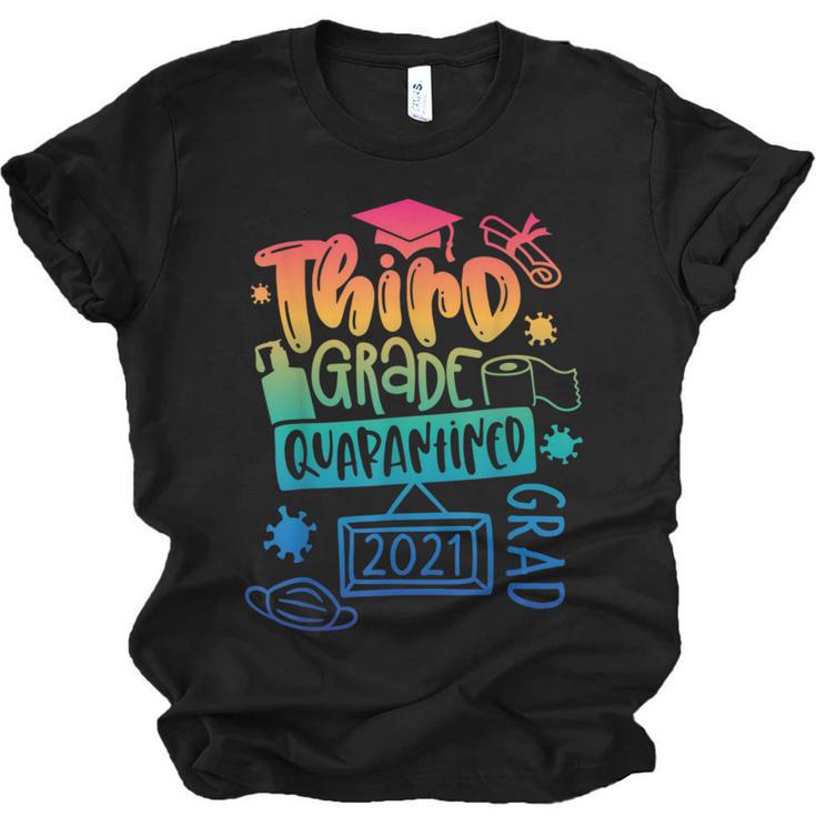 3rd Grade 2021 Graduate Quarantine Third Grade Graduation Unisex Jersey T-Shirt