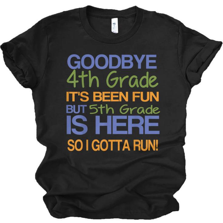 4th Grade Graduation To 5th T-Shirt Kids Tee Fifth Unisex Jersey T-Shirt
