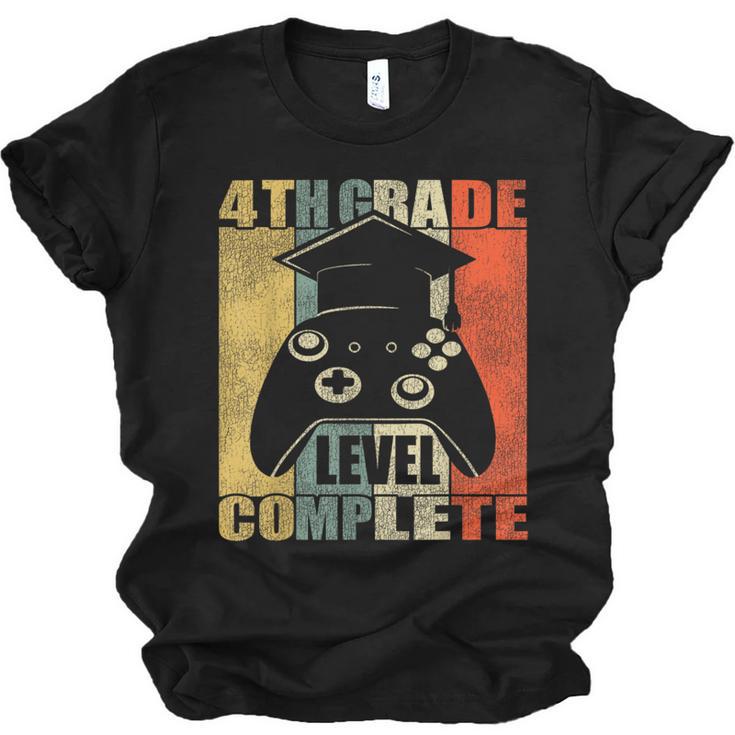 4th Grade Level Complete Gamer Class Of 2023 Graduation Unisex Jersey T-Shirt