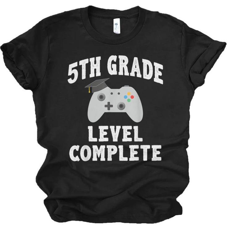 5th Grade Level Complete Gamer Class Of 2025 Graduation Unisex Jersey T-Shirt