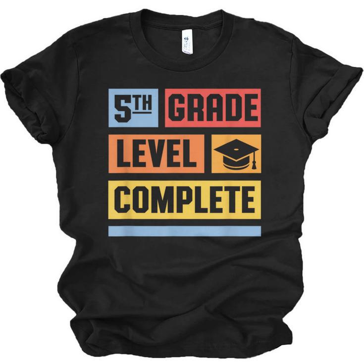 5th Grade Level Complete Shirt Graduation Last Day Of School Unisex Jersey T-Shirt