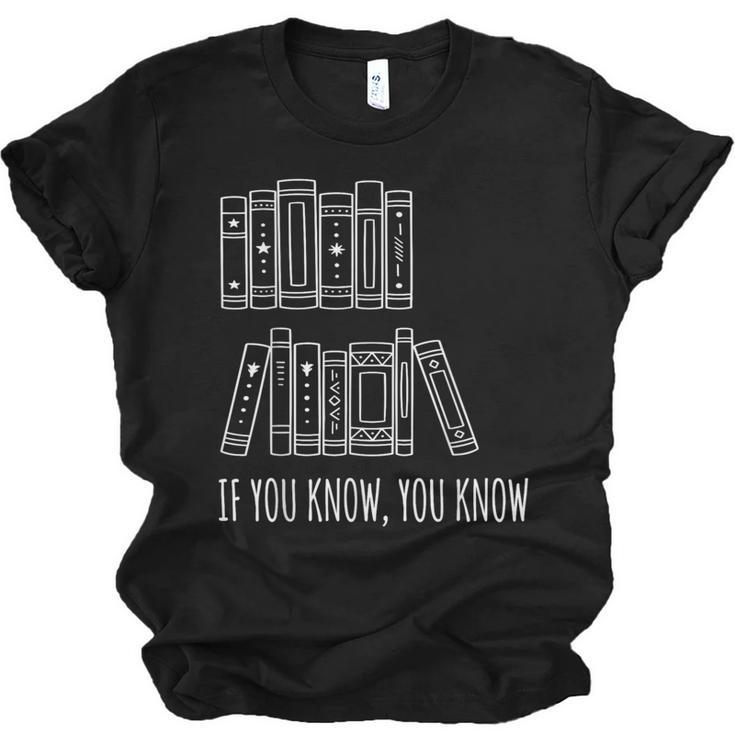 6 7 If You Know You Know Books Six Seven Meme Unisex Jersey T-Shirt