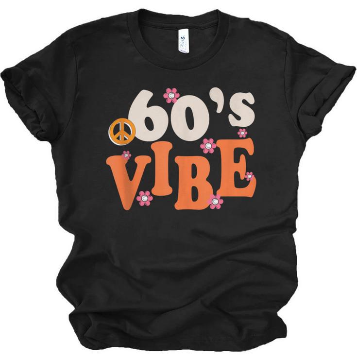 60's Vibe Retro Nostalgia Classic Mixtape Era 1960s Party Unisex Jersey T-Shirt