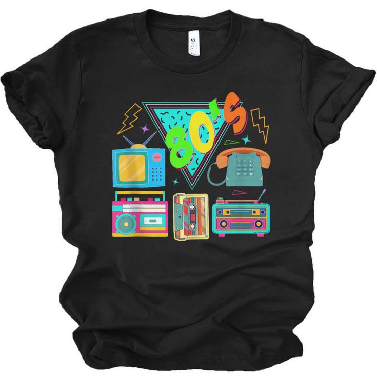 80's Vintage Cassette Tape Nostalgia Mixtape Era 1980s Retro Unisex Jersey T-Shirt