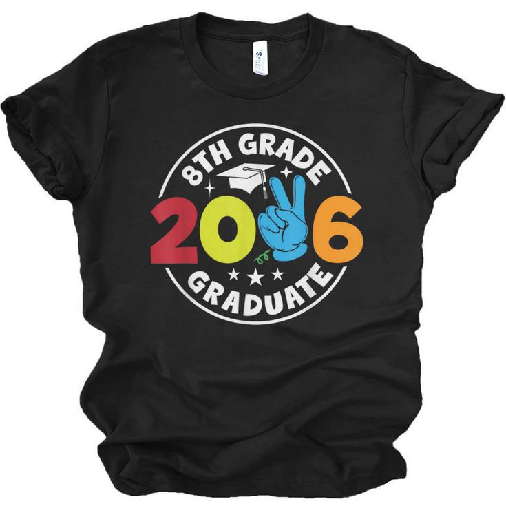 8th Grade 2026 Graduate School Senior Year Graduation Day Unisex Jersey T-Shirt