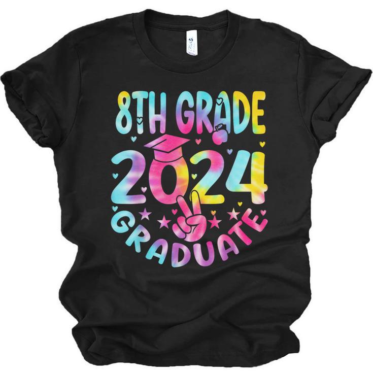 8th Grade Graduate 2024 Graduation Last Day Of School Tie Unisex Jersey T-Shirt