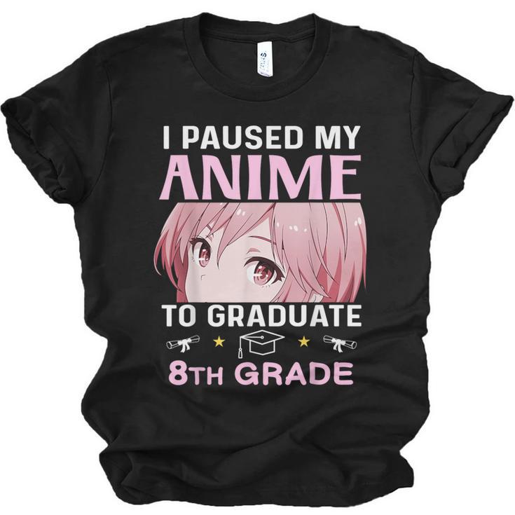 8th Grade Graduation Anime 2024 Graduate Middle School Girls Unisex Jersey T-Shirt