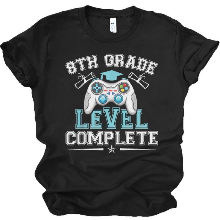 8th Grade Level Complete Graduation 2025 Class Eighth Grade Unisex Jersey T-Shirt