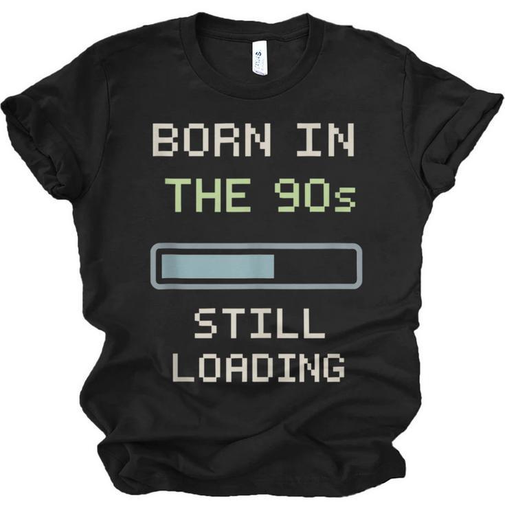 90s Baby Tired Millennial Burnout Nostalgia Parenting Unisex Jersey T-Shirt