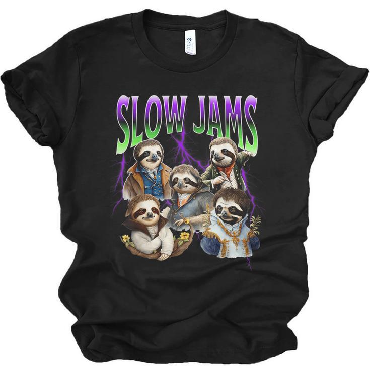 90s Style Bootleg Trendy Sloth Design For Introverts Unisex Jersey T-Shirt