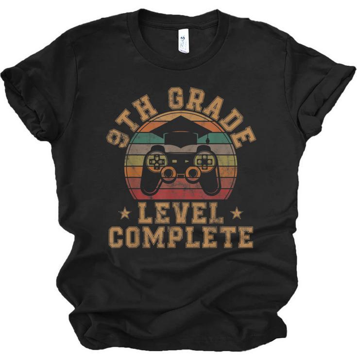 9th Grade Level Complete Ninth Grade Graduation Video Gamer Unisex Jersey T-Shirt
