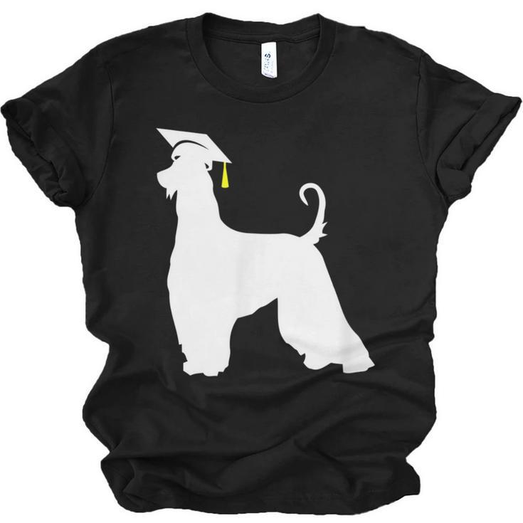 Afghan Hound Graduation Dog Graduate Men Women Kids Unisex Jersey T-Shirt
