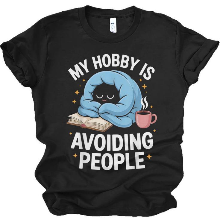 Anti-Social Club Homebody Introvert Hibernate Hermit Shyness Unisex Jersey T-Shirt