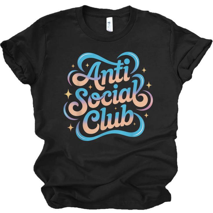 Anti-Social Club Introvert Humor Unisex Jersey T-Shirt
