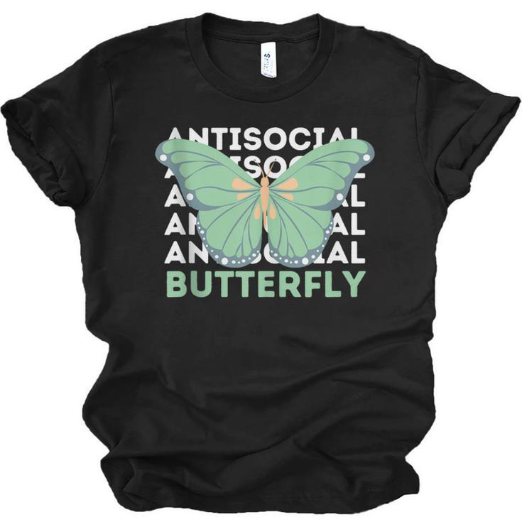 Anti-Social Introvert Butterfly Unisex Jersey T-Shirt