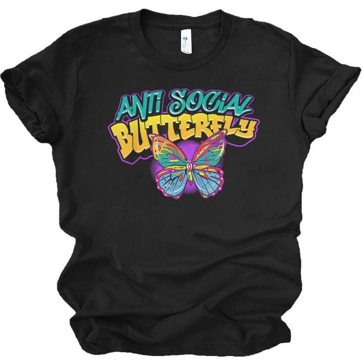 Antisocial Butterfly Shirts For Introvert Unisex Jersey T-Shirt