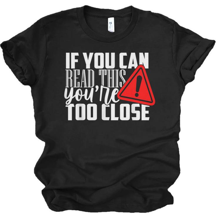 Antisocial Keep Away Sarcastic Bad Attitude Introvert Unisex Jersey T-Shirt