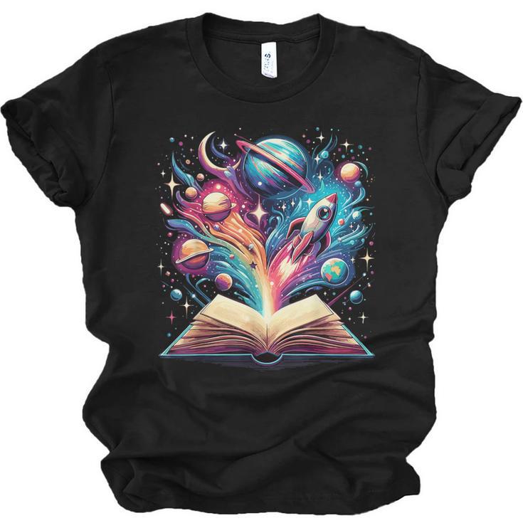Astronomy Space Lover Books Bookworm Unisex Jersey T-Shirt