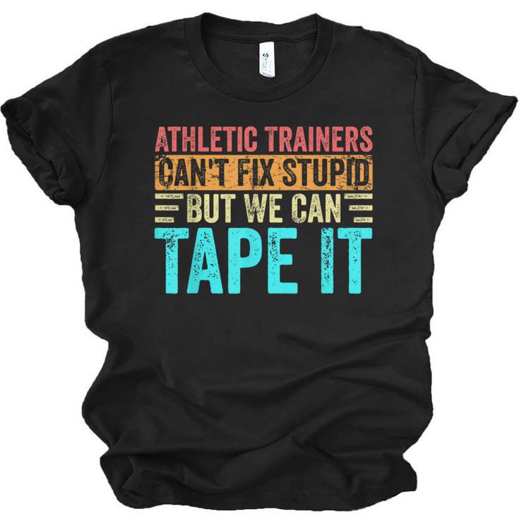 Athletic Trainers Fix Stupid Sports Graduation Vintage Unisex Jersey T-Shirt
