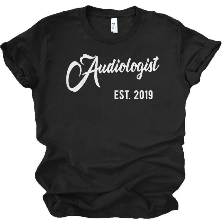 Audiologists Graduation Audiologist Est 2019 Shirt Unisex Jersey T-Shirt