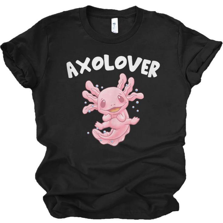 Axolovert Axolotl Humor Salamander Introvert Unisex Jersey T-Shirt
