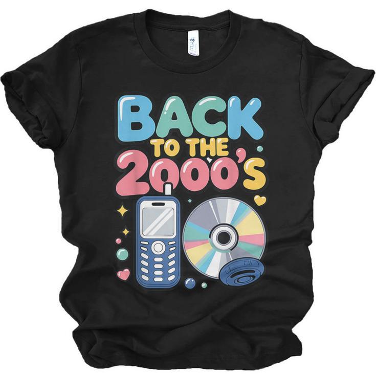 Back To The 2000s Retro Nostalgia Unisex Jersey T-Shirt