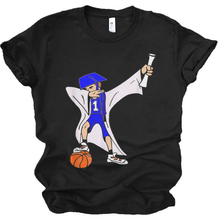 Basketball Dabbing Shirt Senior Graduation Him Her Unisex Jersey T-Shirt