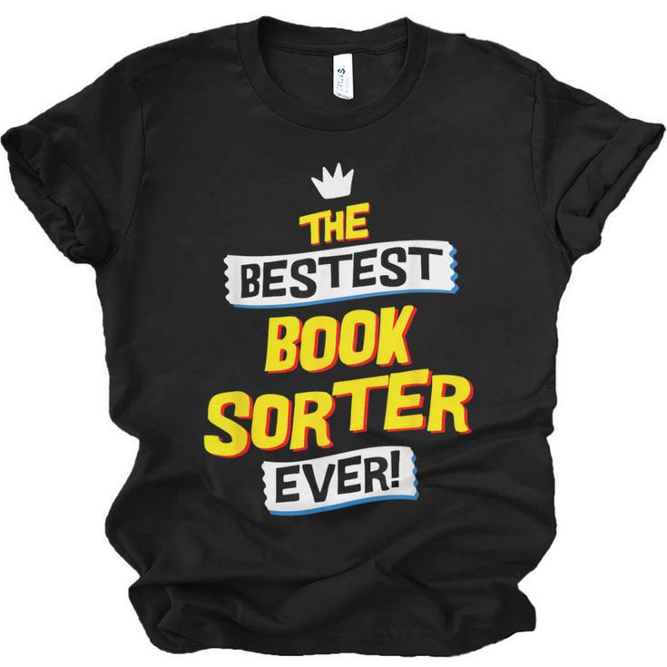Best Book Sorter Job Occupation Unisex Jersey T-Shirt