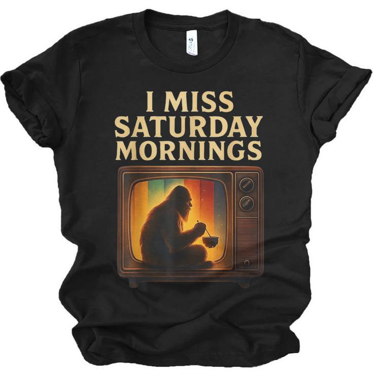 Bigfoot Saturday Morning Nostalgia Unisex Jersey T-Shirt