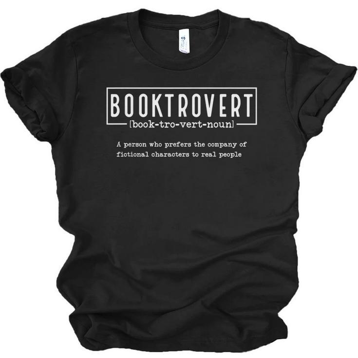 Book Booktrovert Book Lovers Definition Unisex Jersey T-Shirt