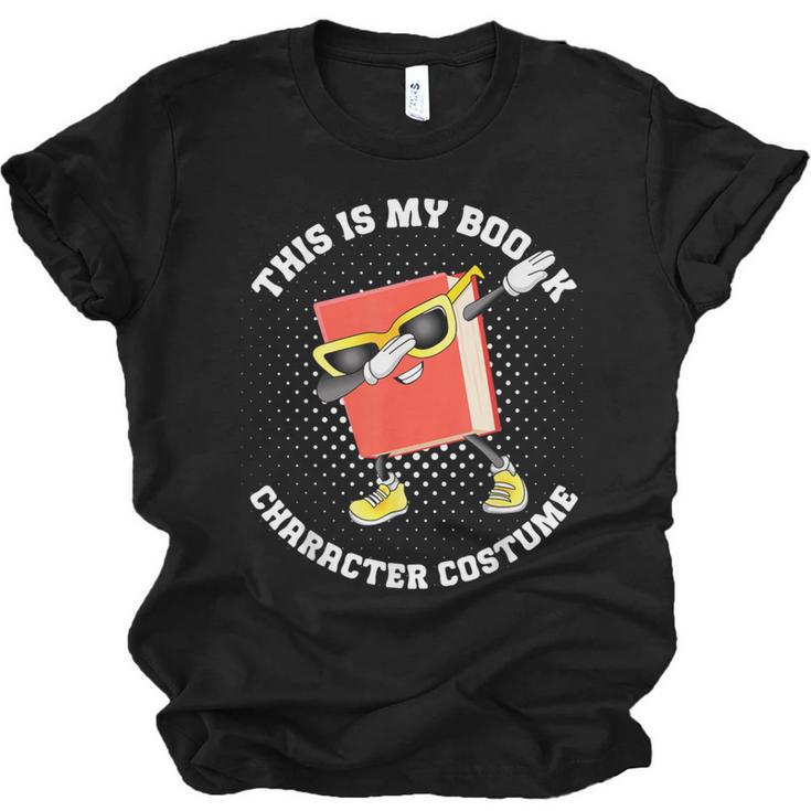 This Is My Book Character Costume- Dabbing Book Kids Unisex Jersey T-Shirt