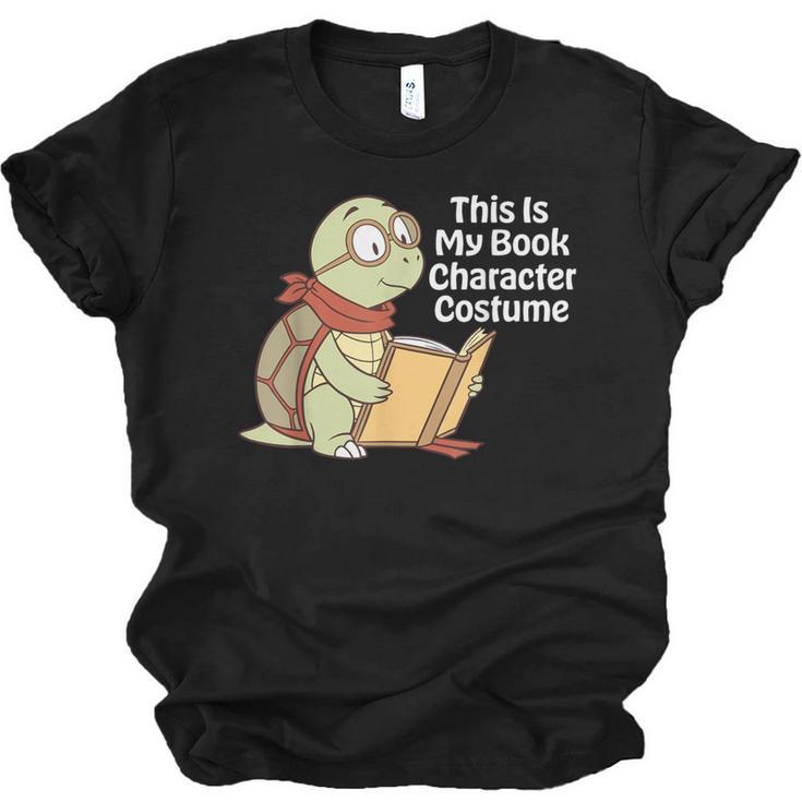 This Is My Book Character Costume Turtle Kids Reading Unisex Jersey T-Shirt