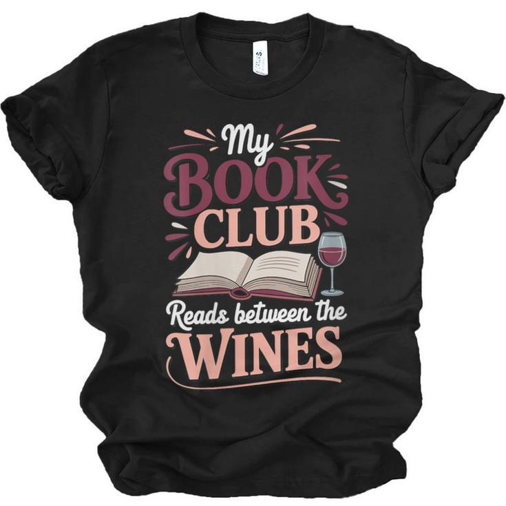 My Book Club Reads Between The Wines Unisex Jersey T-Shirt