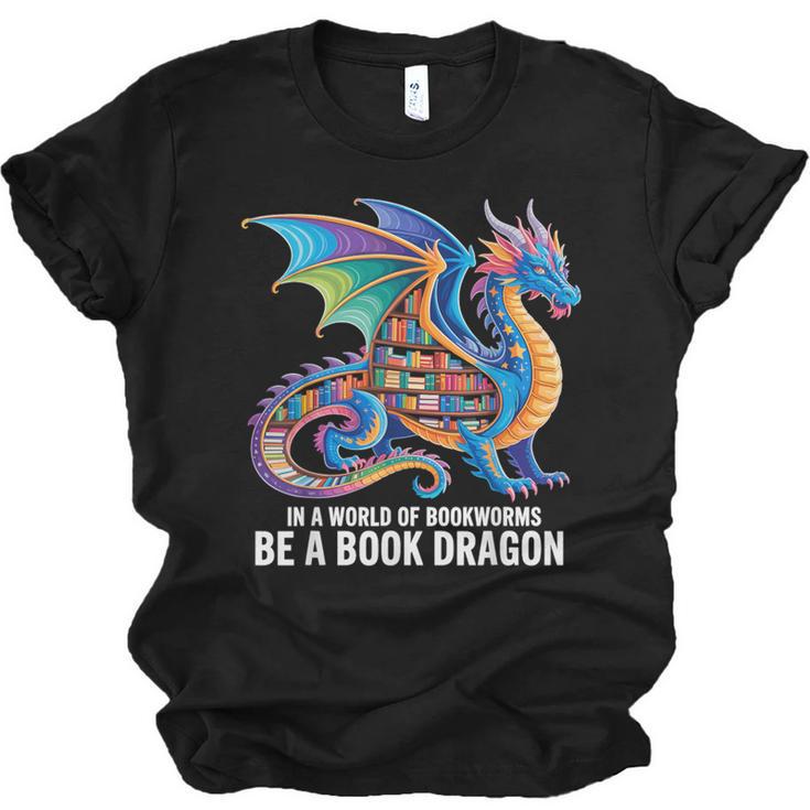 Be a Book Dragon Reading Unisex Jersey T-Shirt