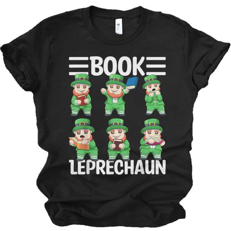 Book Leprechaun St Patrick's Day Library Librarian Reading Unisex Jersey T-Shirt