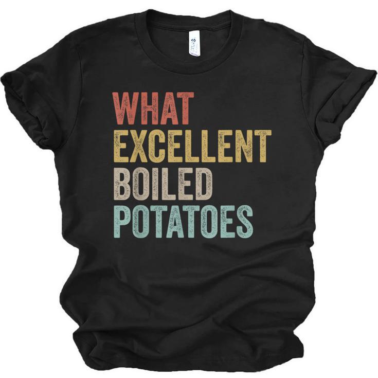 Book Lover Austen Literature What Excellent Boiled Potatoes Unisex Jersey T-Shirt